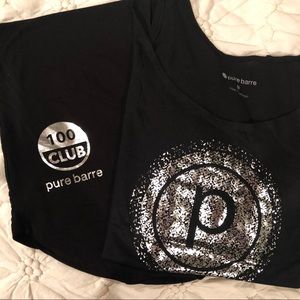Pure Barre 2-for-1 tops, never worn (Medium)